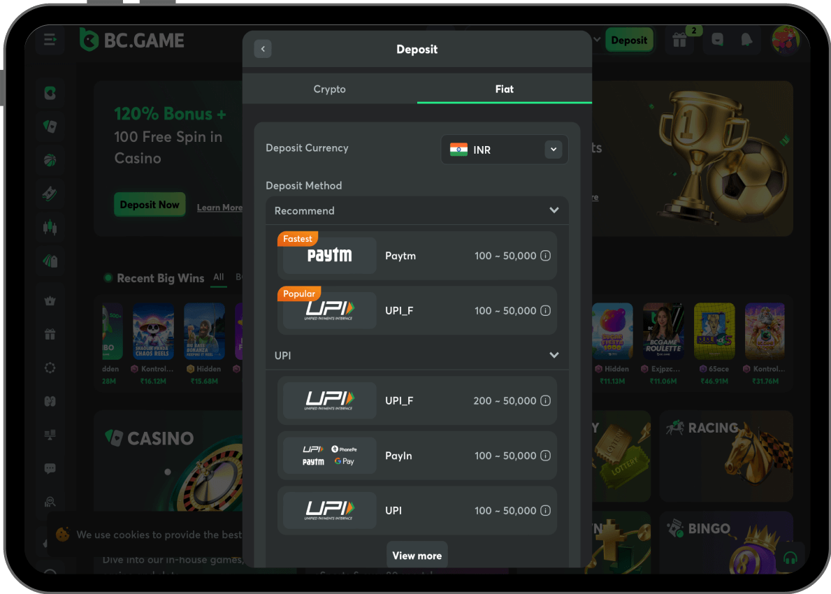 Μаkе а dерοѕіt аnd ѕtаrt bеttіng Μаkе а dерοѕіt аnd ѕtаrt bеttіng