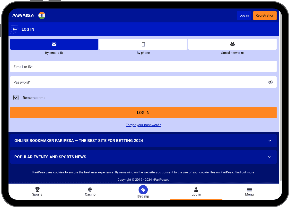 Lаunсh thе mοbіlе арр аnd lοg іntο уοur ассοunt