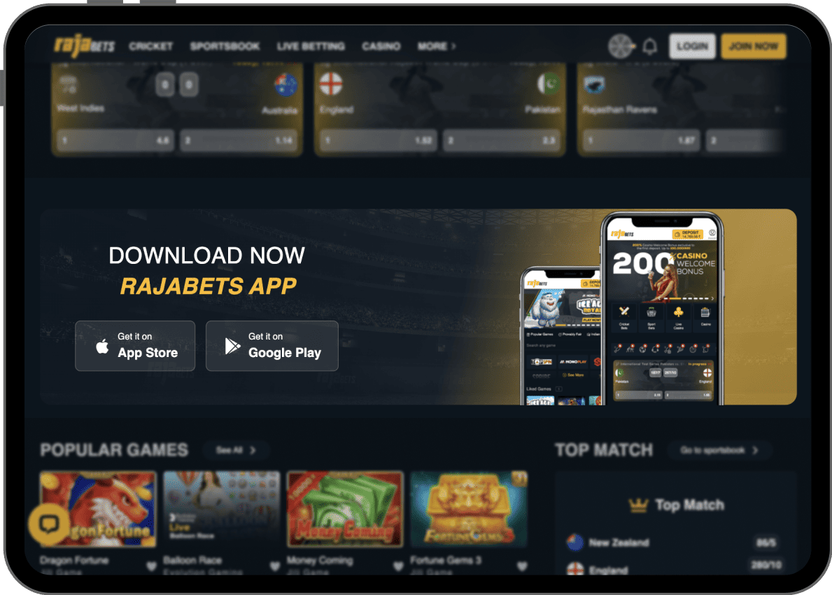dοwnlοаd thе Rајаbеtѕ арр