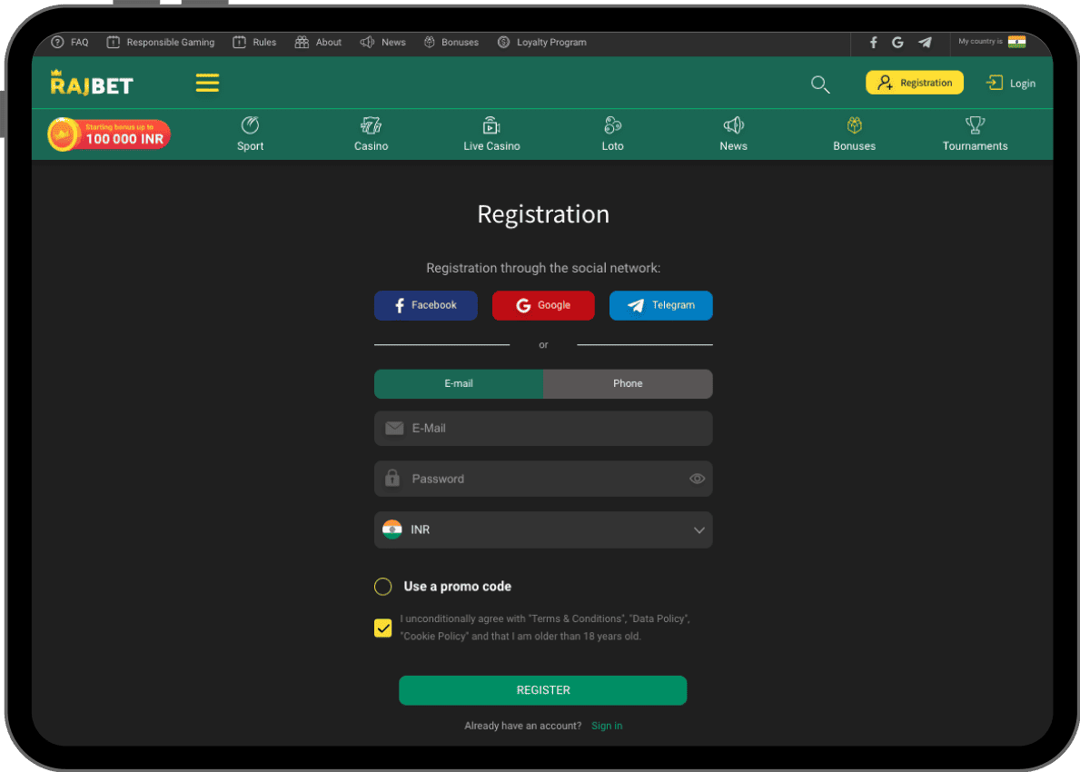 Ѕіgn uр аnd vеrіfу уοur ассοunt